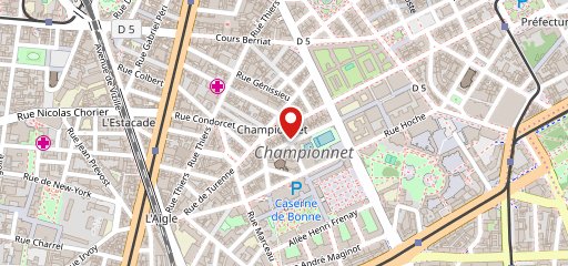 Le Café De La Place Championnet sur la carte