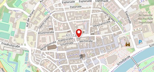 Le Café - Ingolstadt sur la carte