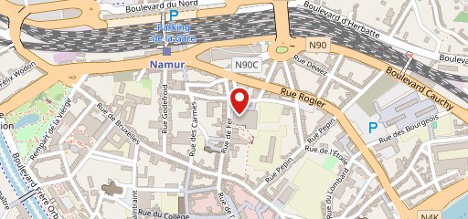 Le Café De Namur sur la carte