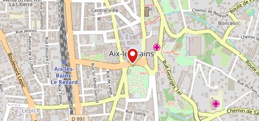 Le Campa Brasserie Aix les Bains sur la carte