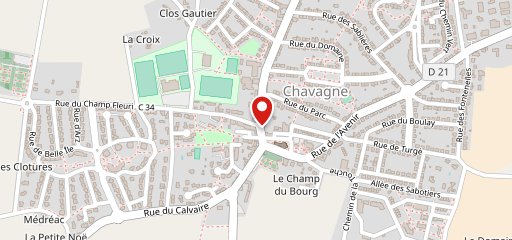 Le Cavana sur la carte