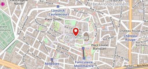 Le Grenier de Montmartre sur la carte