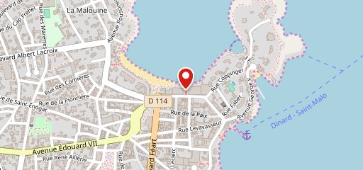 Café de la Digue (Le Cent80) sur la carte