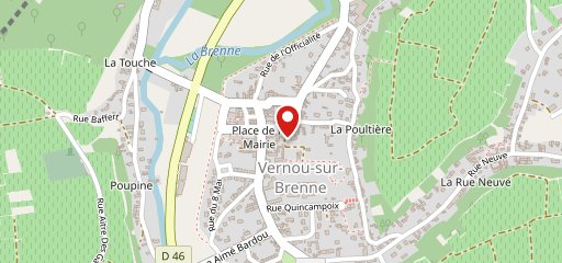 le centenaire vernou sur brenne sur la carte