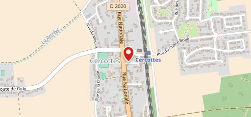 le cercottois sur la carte