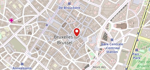 Le Cercueil - Bruxelles sur la carte