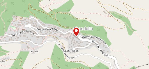 Restaurant le Chalet - Chandolin sulla mappa