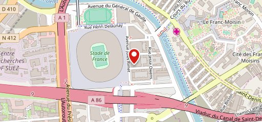 Chalet des crêpes sur la carte