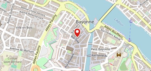 Le Chistera Bayonne sur la carte