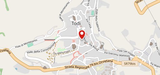 Le Cisterne Pizza & Restaurant Todi, Umbria sulla mappa