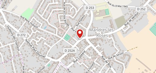 Le Cl3m Mandres-les-Roses sur la carte