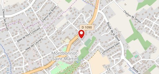 Restaurant Le Clos Montbonnot St Martin on map