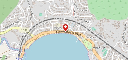 Le Coast Restaurant Agay sur la carte