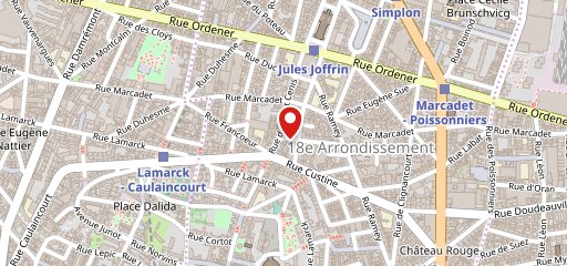 Le Coin des Amis Montmartre sur la carte