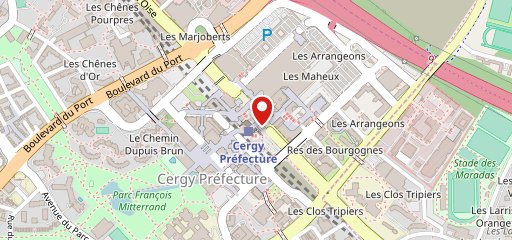 Le Columbia Cergy Brasseri Restaurants sur la carte