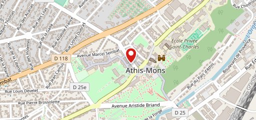 Le Comptoir d'Athis sur la carte