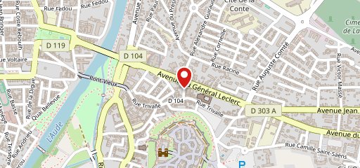 Le Comptoir de la Cité sur la carte