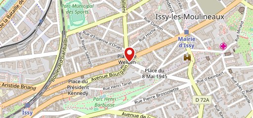 Au Longchamp d’Issy sur la carte