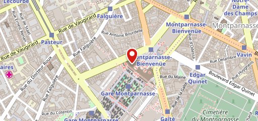 Le Cosy Montparnasse sur la carte