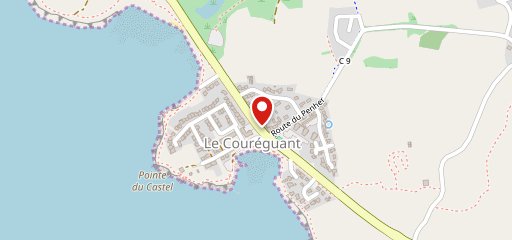 Crêperie Pizzeria Le Courégant sur la carte