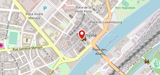 Le Crocodile Bar sur la carte