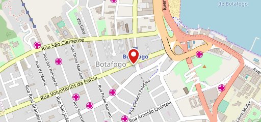 Le Dépanneur - Botafogo no mapa