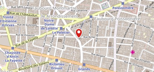 Faubourg 34 - Restaurant paris 9 sur la carte