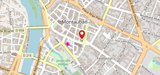 Café le Flamand Montauban sur la carte