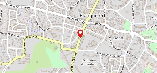 Le fournil de blanquefort sur la carte