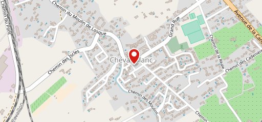 Le Fournil de Cheval Blanc sur la carte