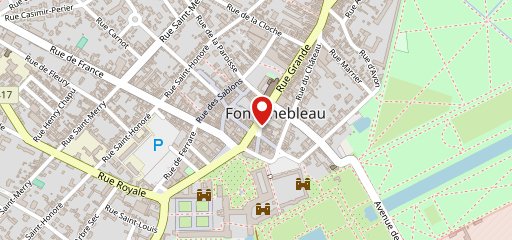 Le Fournil de Fontainebleau sur la carte