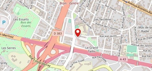 Le fournil de Parilly sur la carte