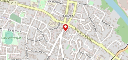 Le Fournil d'Olivet sur la carte