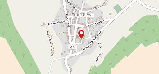 Le Franchevalois sur la carte