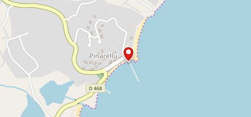 Le Grain de Sable Pinarello sur la carte