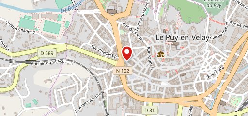 Restaurant Le Grand Bowl d'air Le Puy-en-Velay sur la carte