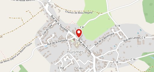 Café le Jeanne d'Arc Huismes sur la carte