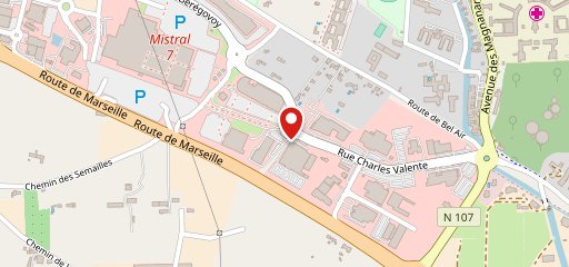 Le Kiosque à Pizzas Avignon sur la carte