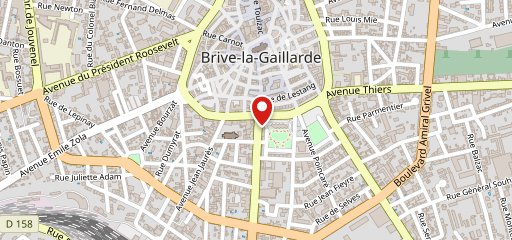 Le Kiosque à Pizzas - Brive (Centre ville) sur la carte