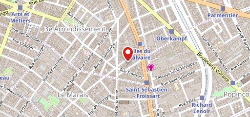 7 Au Marais sur la carte