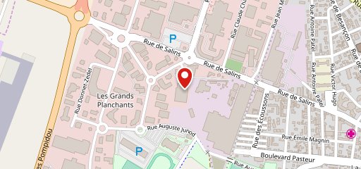 Le Komplex Pontarlier sur la carte