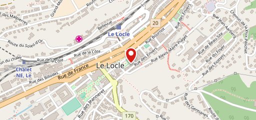 Le locle sulla mappa