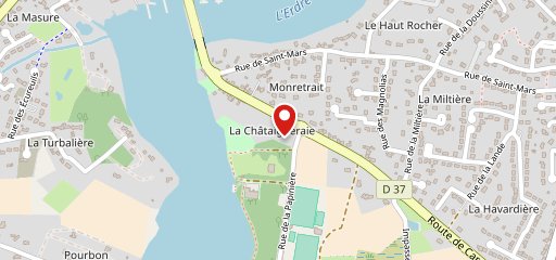 Le Manoir Claudine - la Châtaigneraie sur la carte