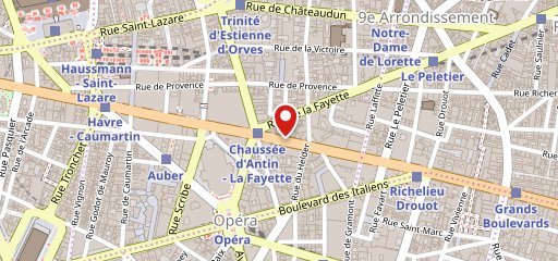 Flores, Bistrot Français Paris 9 (Restaurant Lafayette - Restaurant Opéra) sur la carte