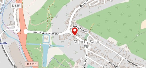 Le Monchy sur la carte