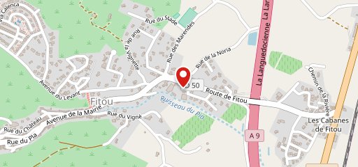 Le Moulin De Fitou sur la carte