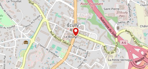 Le Moulin D'ecully sur la carte