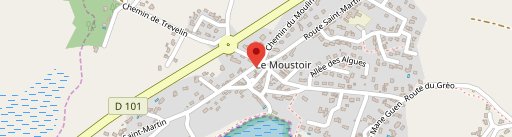 Bar Le Moustoir sur la carte