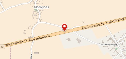 Le N13 Café sur la carte