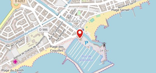 Le New Port sur la carte